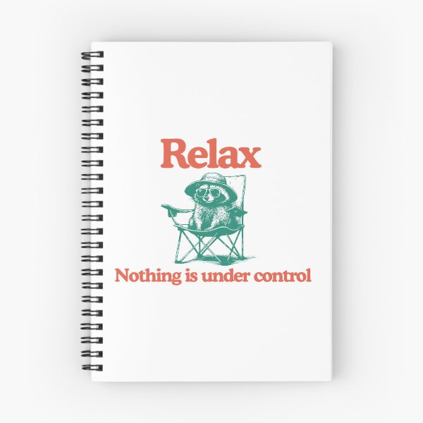 Item preview, Chill Raccoon Vintage - Relax Nothing Is Under Control Trash Panda - Summer Racoon - Raccoon Chilling Vibes  designed and sold by cleanframe.