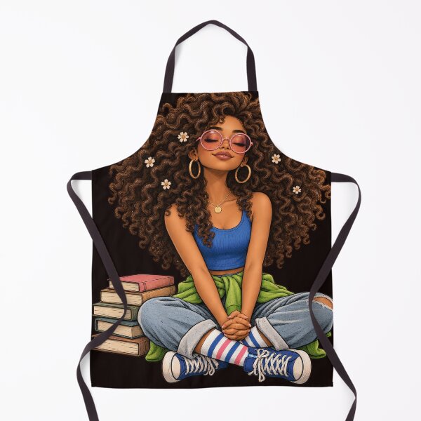 Item preview, Good vibe sticker, young lady with her books  designed and sold by RoseShop2093.