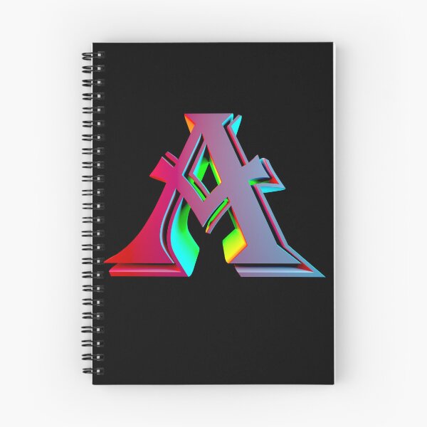 Item preview, Neon 3D Letter A - Retro Synthwave Style designed and sold by Creatigrafo.