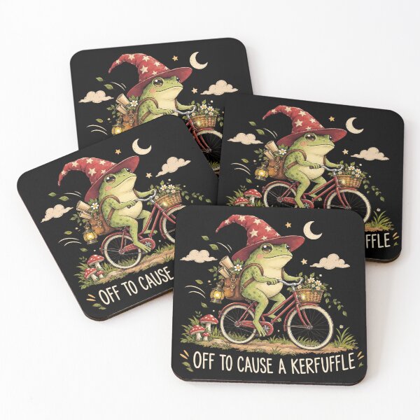 Item preview, Off To Cause A Kerfuffle, Funny Frog, Sarcastic Frog, Adult Humor, Mental Health designed and sold by Quiajia.