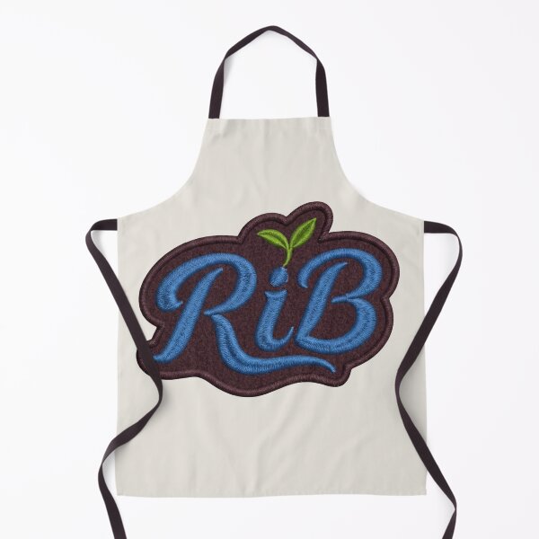 Item preview, Vintage Script RiB Ocean Blue Urban Biology Emblem designed and sold by Rib-Brand.