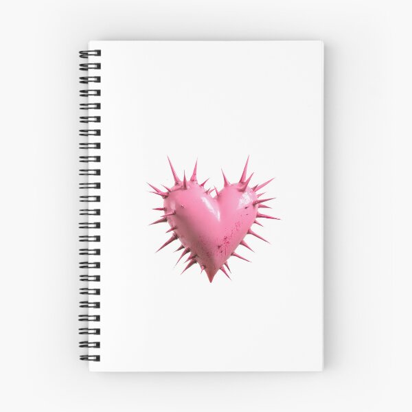 Item preview, Pink Gothic Heart with Spikes - Cute & Edgy Illustration designed and sold by Audra-studio.