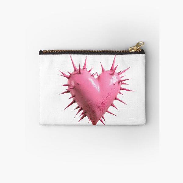 Item preview, Pink Gothic Heart with Spikes - Cute & Edgy Illustration designed and sold by Audra-studio.