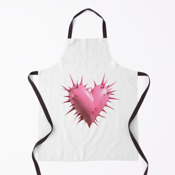 Item preview, Pink Gothic Heart with Spikes - Cute & Edgy Illustration designed and sold by Audra-studio.