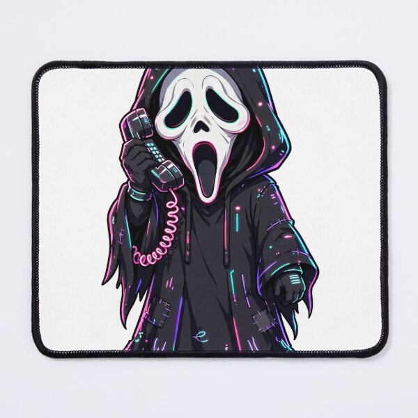 Item preview, Ghostface Neon Glow Sticker - Halloween designed and sold by Lesley D.