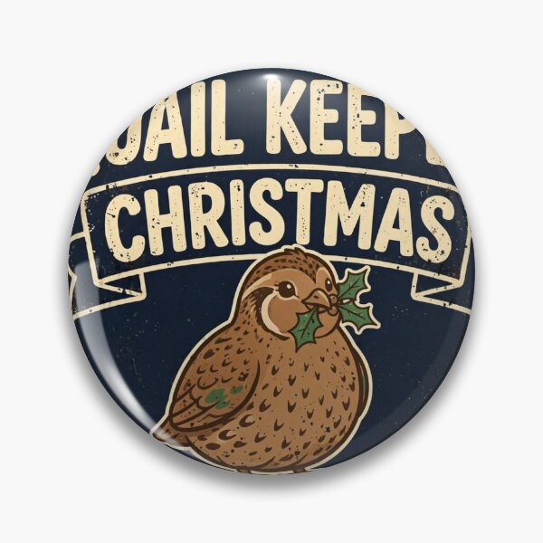 Item preview, Quail Keeper Christmas Shirt - Funny Bird Lover Hand-Lettered Tee designed and sold by KERK Art and Design.