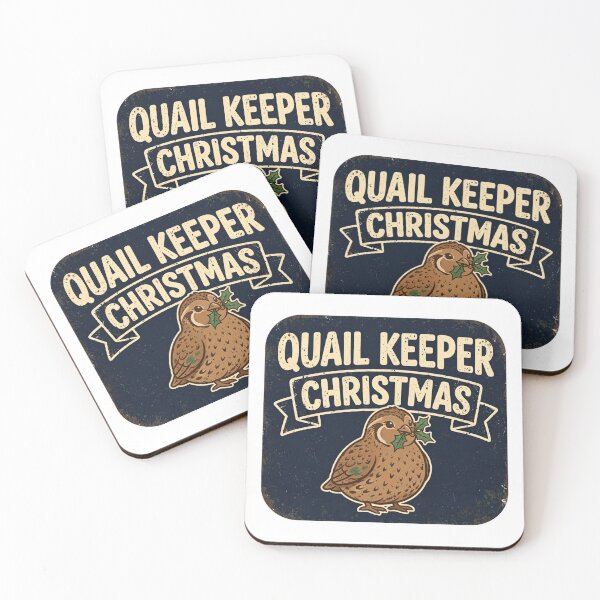 Item preview, Quail Keeper Christmas Shirt - Funny Bird Lover Hand-Lettered Tee designed and sold by KERK Art and Design.