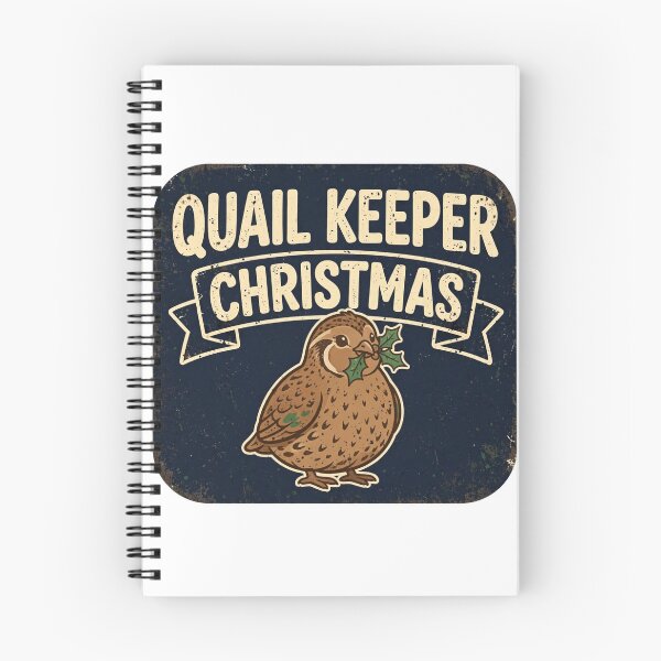 Item preview, Quail Keeper Christmas Shirt - Funny Bird Lover Hand-Lettered Tee designed and sold by KERK Art and Design.