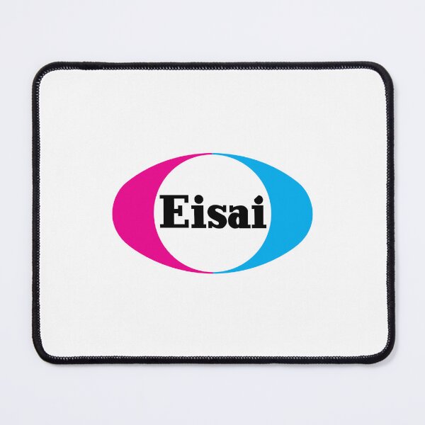 Item preview, Eisai Logo, Japanese Pharmaceutical Company Brand Emblem in Pink and Blue designed and sold by maikb.