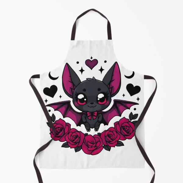 Item preview, Cute Gothic Bat | Kawaii Vampire Bat With Pink Eyes & Roses designed and sold by dreamz-world.