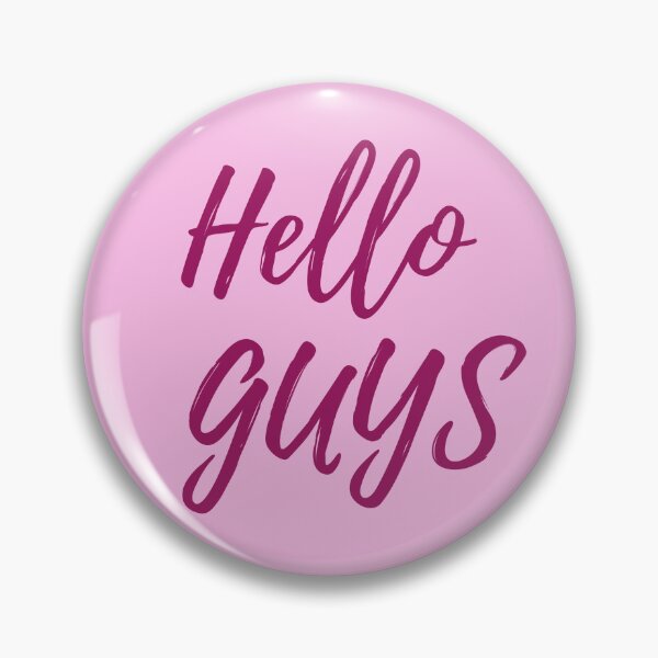 Item preview, Hello Guys Aesthetic Handlettering Typography designed and sold by Theselinara.