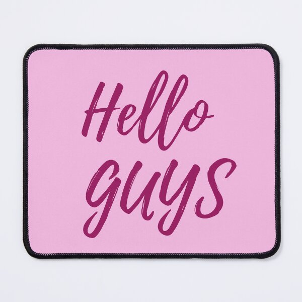 Item preview, Hello Guys Aesthetic Handlettering Typography designed and sold by Theselinara.