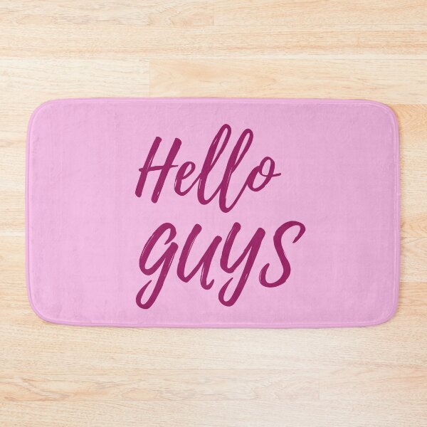 Item preview, Hello Guys Aesthetic Handlettering Typography designed and sold by Theselinara.