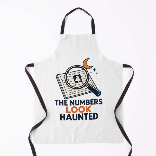 Item preview, The Numbers Look Haunted Accounting Halloween designed and sold by epic-phrases.