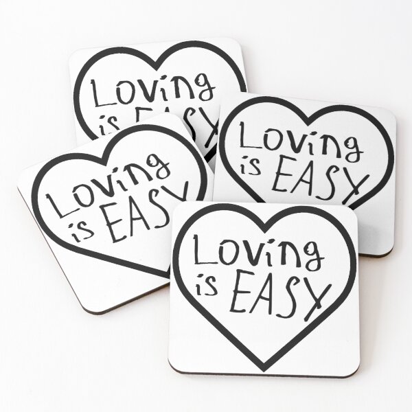 Item preview, Loving is Easy designed and sold by kinpirks.