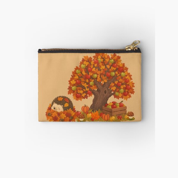 Item preview, Autumn Hedgehog and Apple Tree designed and sold by stickersbygwgw.