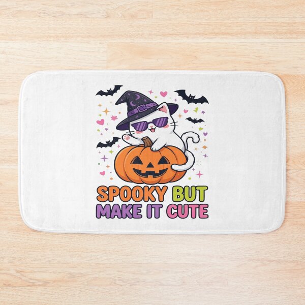 Item preview, Spooky But Make It Cute Cat Pumpkin Halloween designed and sold by Custom Crest.