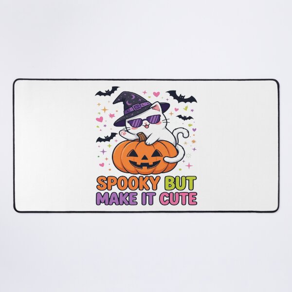 Item preview, Spooky But Make It Cute Cat Pumpkin Halloween designed and sold by Custom Crest.