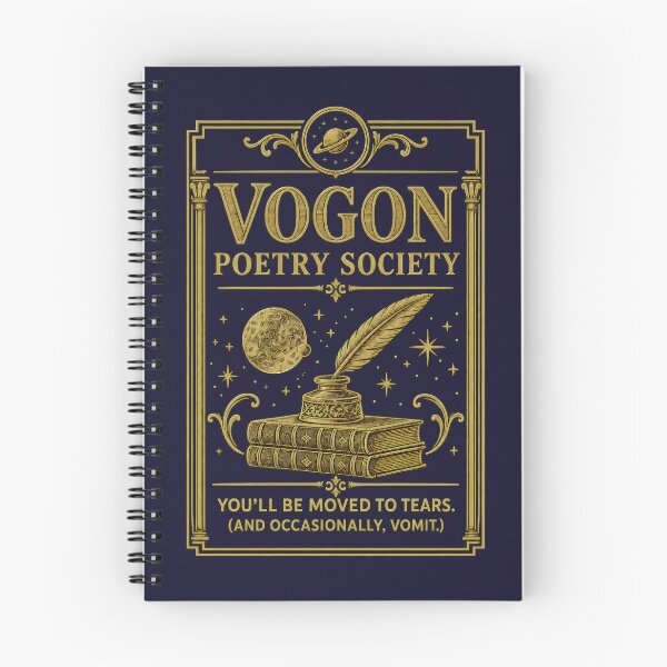 Item preview, Vogon Poetry Society designed and sold by Ampersand Studios.