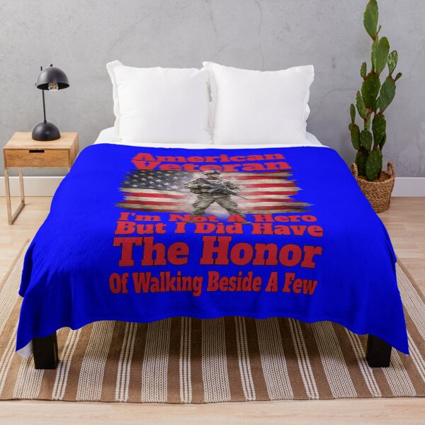 Item preview, American Veteran I’m Not A Hero But I Did Have The Honor Of Walking Beside A Few Art Design. designed and sold by fantasticdesign.