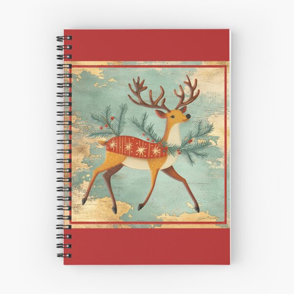 Item preview, Golden Retro Christmas D SQ designed and sold by Jean Plout.