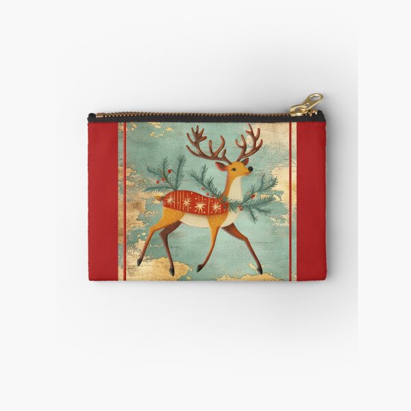 Item preview, Golden Retro Christmas D SQ designed and sold by Jean Plout.