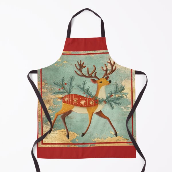 Item preview, Golden Retro Christmas D SQ designed and sold by Jean Plout.