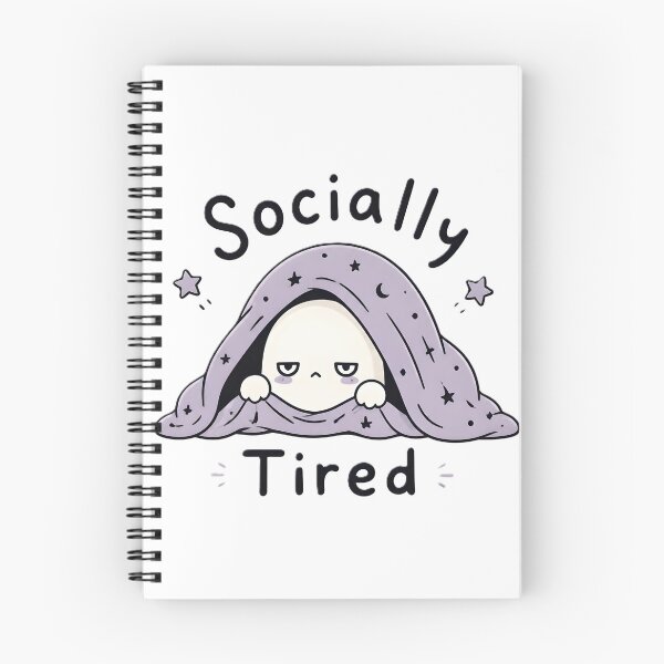 Item preview, Socially Tired Ghost | Introvert Kawaii Ghost Funny Social Battery designed and sold by dreamz-world.