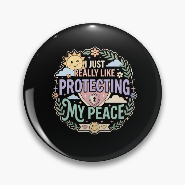 Item preview, I Just Really Like Protecting My Peace Mental Health Self Care Quote designed and sold by AmeliaShirts.