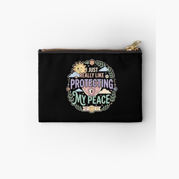 Item preview, I Just Really Like Protecting My Peace Mental Health Self Care Quote designed and sold by AmeliaShirts.
