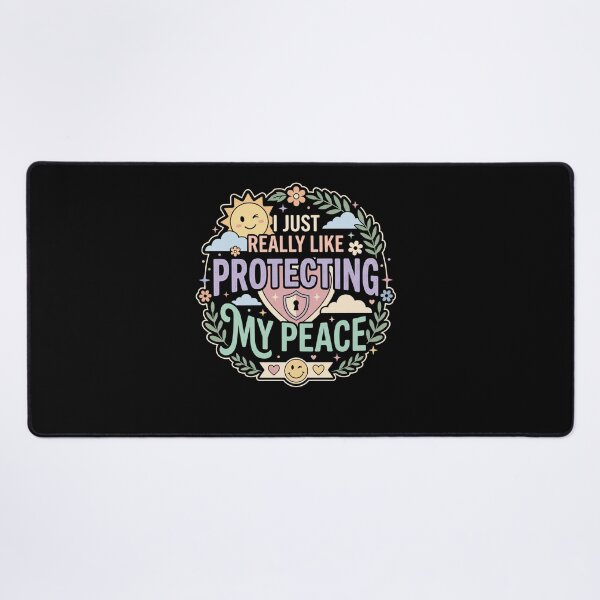Item preview, I Just Really Like Protecting My Peace Mental Health Self Care Quote designed and sold by AmeliaShirts.