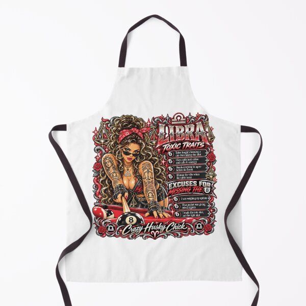 Item preview, Libra Pool Player Toxic Traits & 8 Ball Excuses | Crazy Husky Chick designed and sold by Crazyhuskychick.
