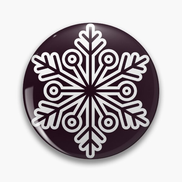 Item preview, Minimalist Winter Snowflake Deep Eggplant Seamless Pattern Art designed and sold by ​Jyoti Digital Artist.