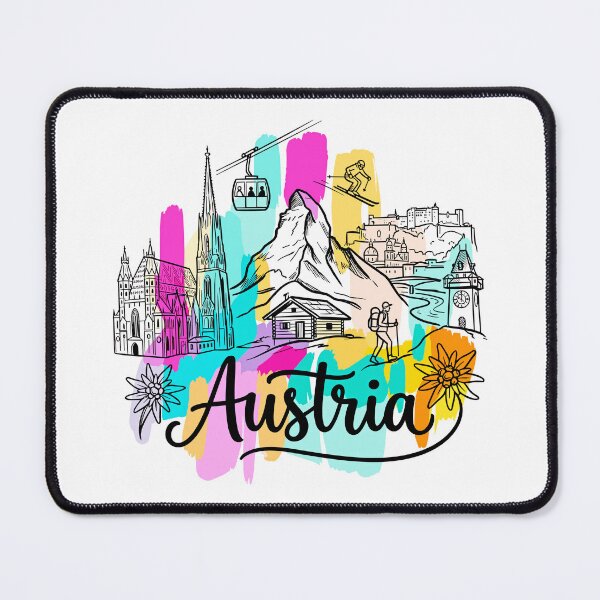 Item preview, Austria Travel Art - Alps & Mountains designed and sold by EdwinkOne.