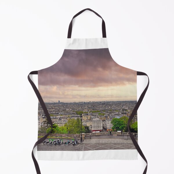 Item preview, Panoramic view of Paris skyline at sunset from Montmartre hill and Sacre-Coeur designed and sold by goceris.