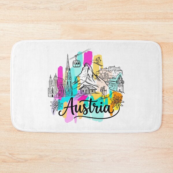 Item preview, Austria Travel Art - Alps & Mountains designed and sold by EdwinkOne.