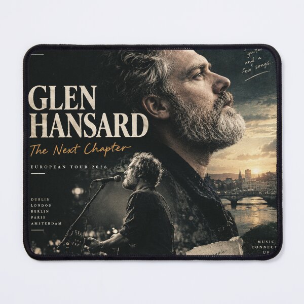Item preview, Glen Hansard European Tour 2026 Vintage Concert Poster Art Print designed and sold by NestTshirt.