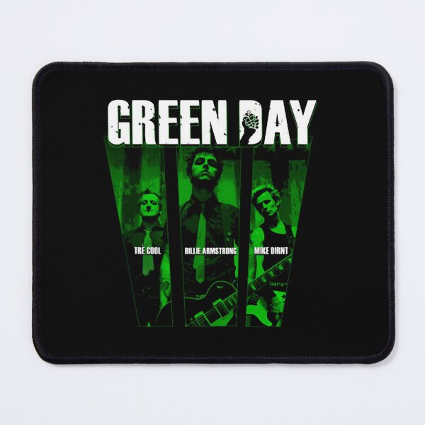 Item preview, Green Day Band Members American Idiot Green Panel designed and sold by FogliaDreamArt.