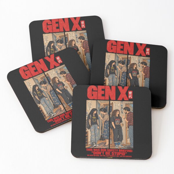 Item preview, Gen X Safety Briefing Don't Be Stupid Funny Latchkey designed and sold by BRTHRCNK01.