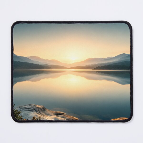 Item preview, Misty Mountain Lake Serene Nature Landscape designed and sold by GSizzle1.