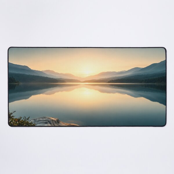 Item preview, Misty Mountain Lake Serene Nature Landscape designed and sold by GSizzle1.