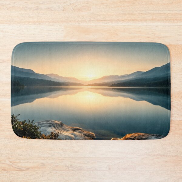 Item preview, Misty Mountain Lake Serene Nature Landscape designed and sold by GSizzle1.