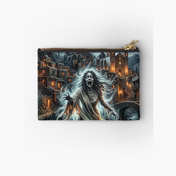Item preview, La Llorona Rising From a Haunted River - Fantasy Art designed and sold by Lucid Dream Pixel.
