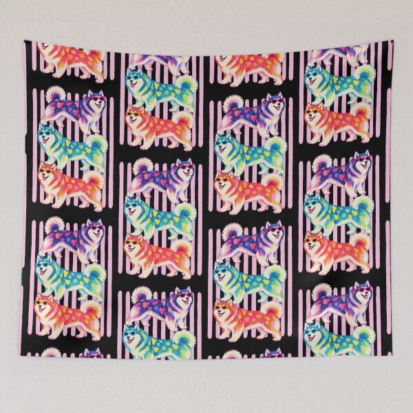 Item preview, Alaskan Malamute Colorful Dog Lover Vintage designed and sold by LASTIQUE-dd.