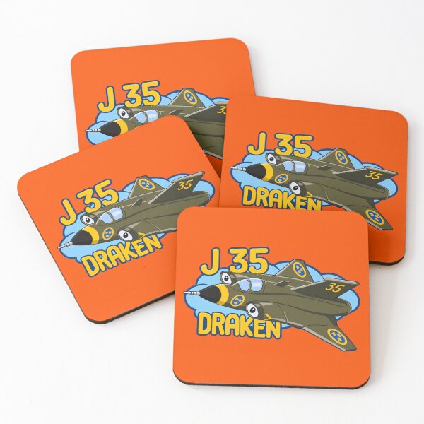 Item preview, J35 Draken Jet Illustration designed and sold by AeroToonsPlane.