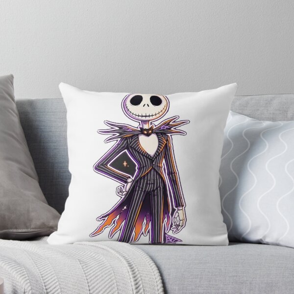 Item preview, Jack Skellington Neon Glow Sticker - Halloween designed and sold by Lesley D.