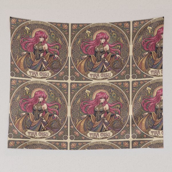 Item preview, Tira Misu in the style of Alphonse Mucha designed and sold by Solace Sparkles.