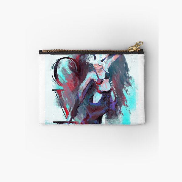 Item preview, Horned Demon Girl Abstract Love Portrait designed and sold by Ezequiel-Arri.