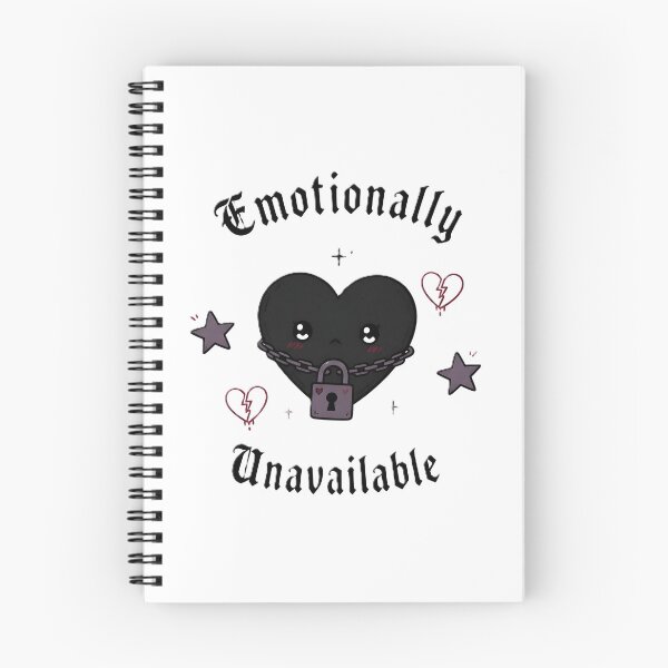Item preview, Emotionally Unavailable | Locked Heart Gothic Dark Aesthetic designed and sold by dreamz-world.