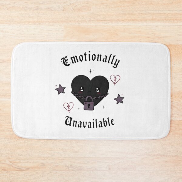 Item preview, Emotionally Unavailable | Locked Heart Gothic Dark Aesthetic designed and sold by dreamz-world.